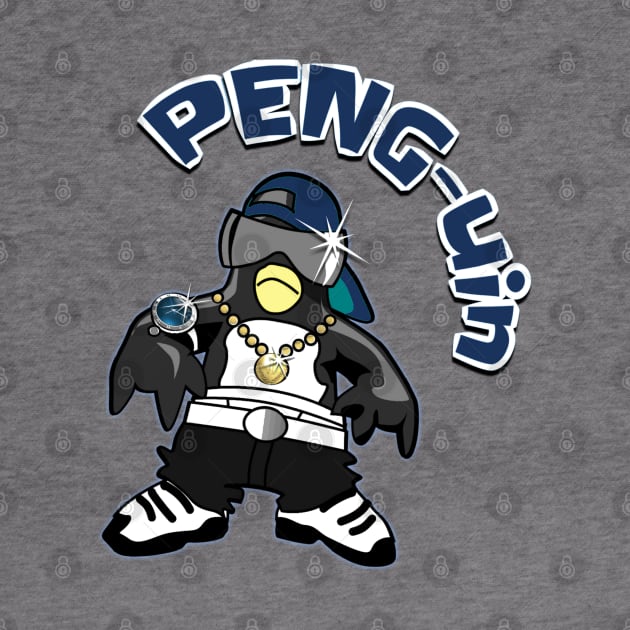 PENG PENGUIN. Cool, cute cartoon penguin by Off the Page